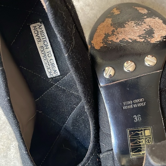 Acne Studios Black Quilted heels, size 36 - Picture 4 of 5